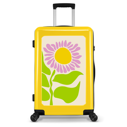 BHPPY - Sunflower - Geel - Reiskoffer (65 cm)